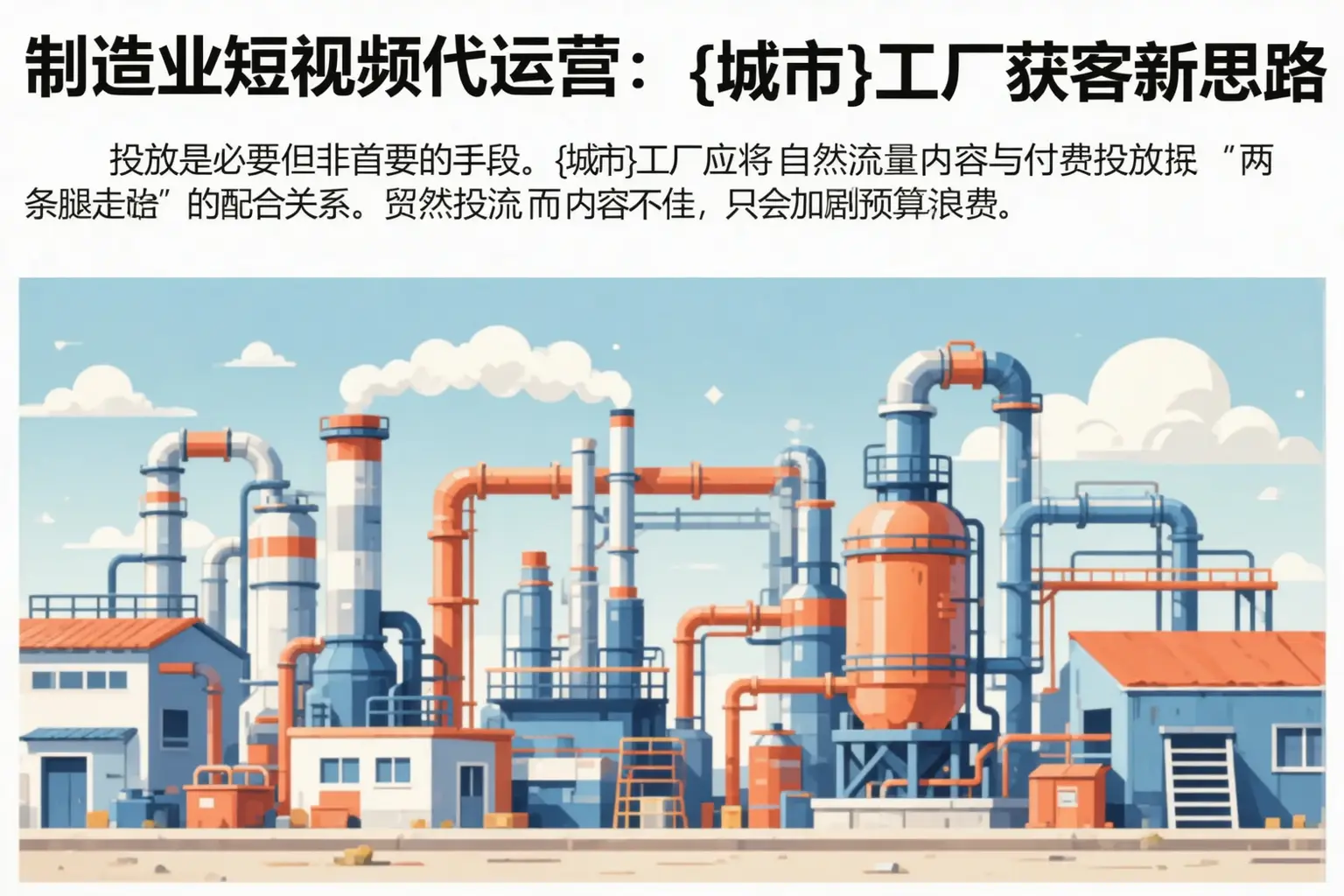 制造业短视频代运营:墨江工厂获客新思路